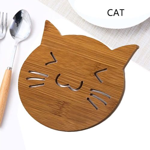 Cartoon Coasters Cup Carriers For Drinks Table Placemats Wood Drink Drinking Coaster Coffee Mug Rack Coffee Cup Stand Cup Coaster Wood Cup Wooden