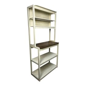 Suitable For Kitchen Cabinet 5-layer Packaging Rack (Color: White)