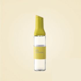 1pc 500ml/16.9oz Oil And Vinegar Bottle; Automatic Opening And Closing Oil Pot; Anti-leakage Anti-hanging Oil Household Kitchen Soy Sauce Vinegar (Color: Yellow)