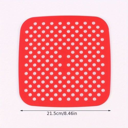 1pc 7.5in/8in/9in Air Fryer Liner Silicone Air Fryer Mat