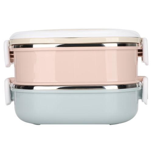 Lunch Box Portable Stainless Steel Food Container for Student Children Work